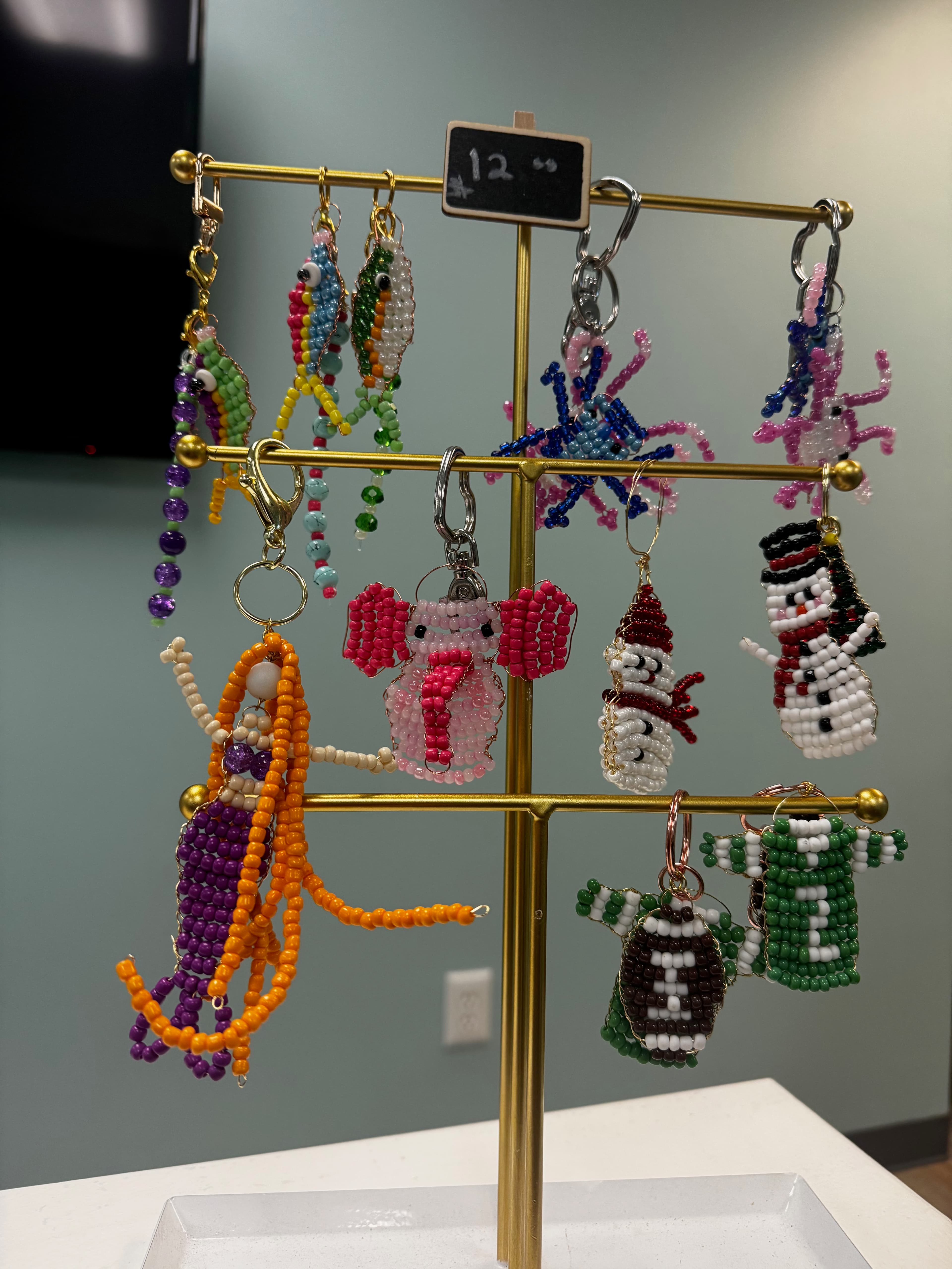 Mini Beaded Cactus